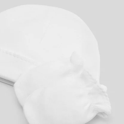 Komplet: kapa i rukavice za bebe
