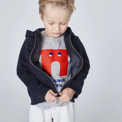 Džemper s patentom za dječake