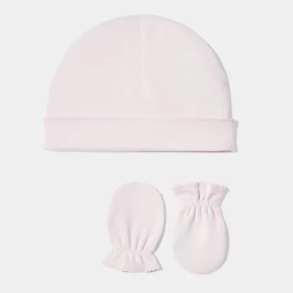 Komplet šešira i rukavica za bebe