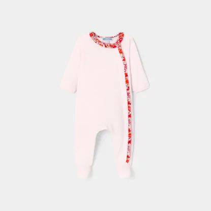 Baršunasta pidžama za bebe djevojčice