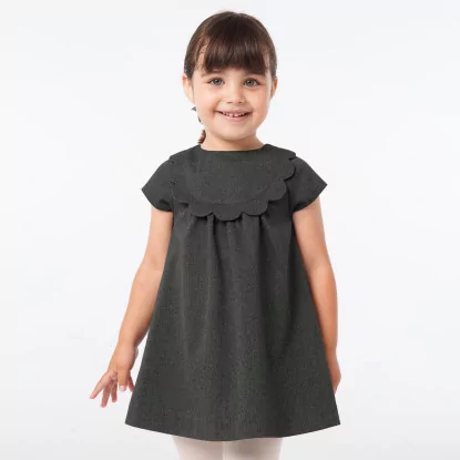 Flanel-haljina za bebe djevojčice