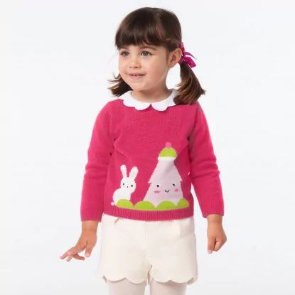 Božićni džemper za bebe djevojčice