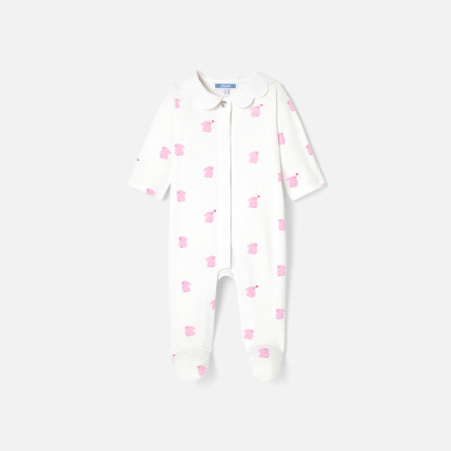 Pidžama sa zečevima za bebe djevojčice