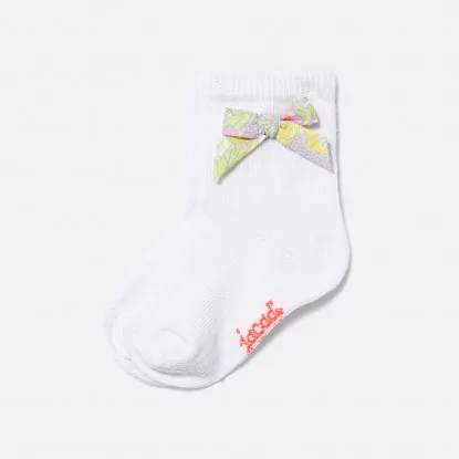 Čarape s mašnom Liberty Fabrics za bebe djevojčice