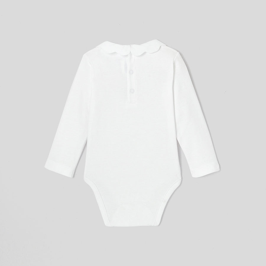 Bodi sa valovitim ovratnikom za bebe djevojčice