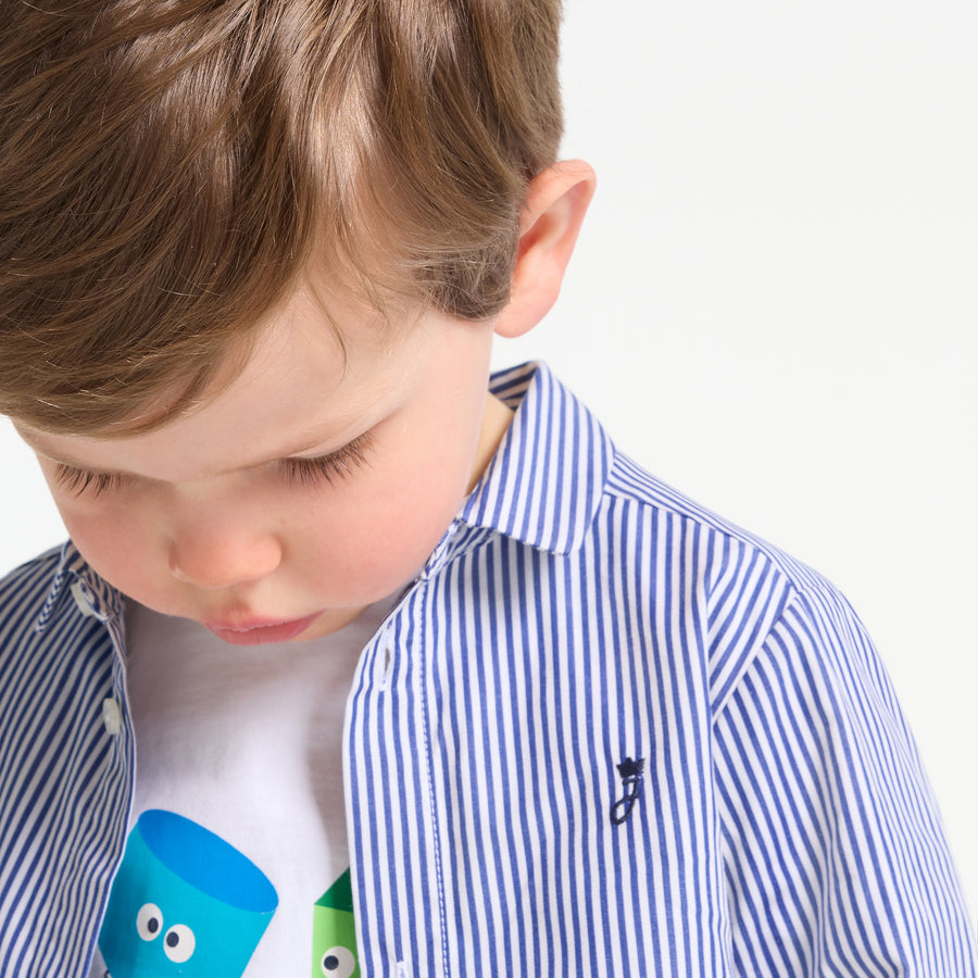 Prugasta košulja za bebe dječake