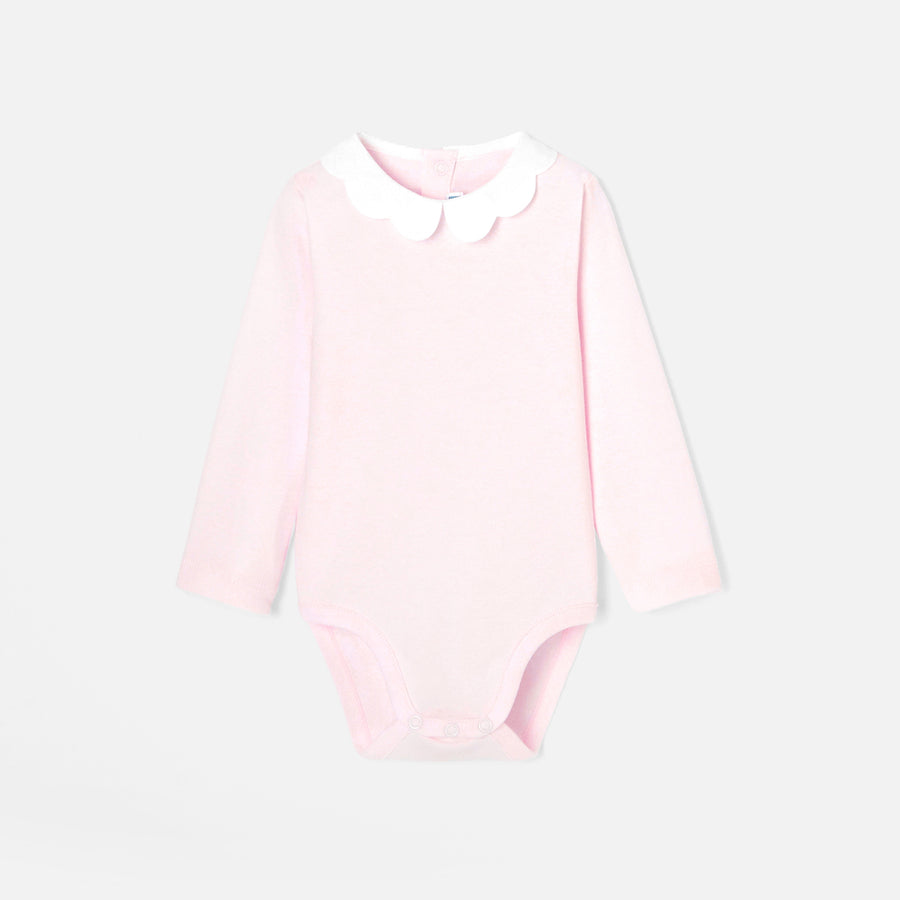 Bodi sa valovitim ovratnikom za bebe djevojčice