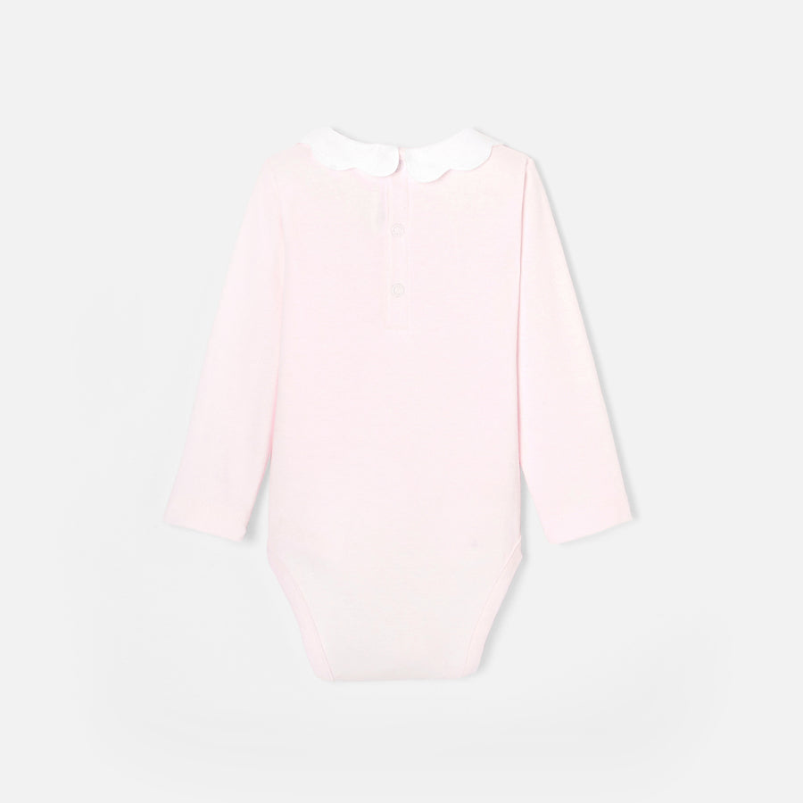 Bodi sa valovitim ovratnikom za bebe djevojčice