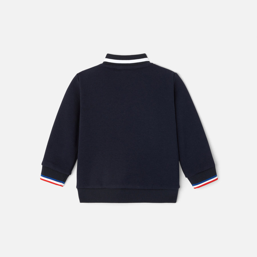 Kardigan s patentnim zatvaračem za bebe dječake