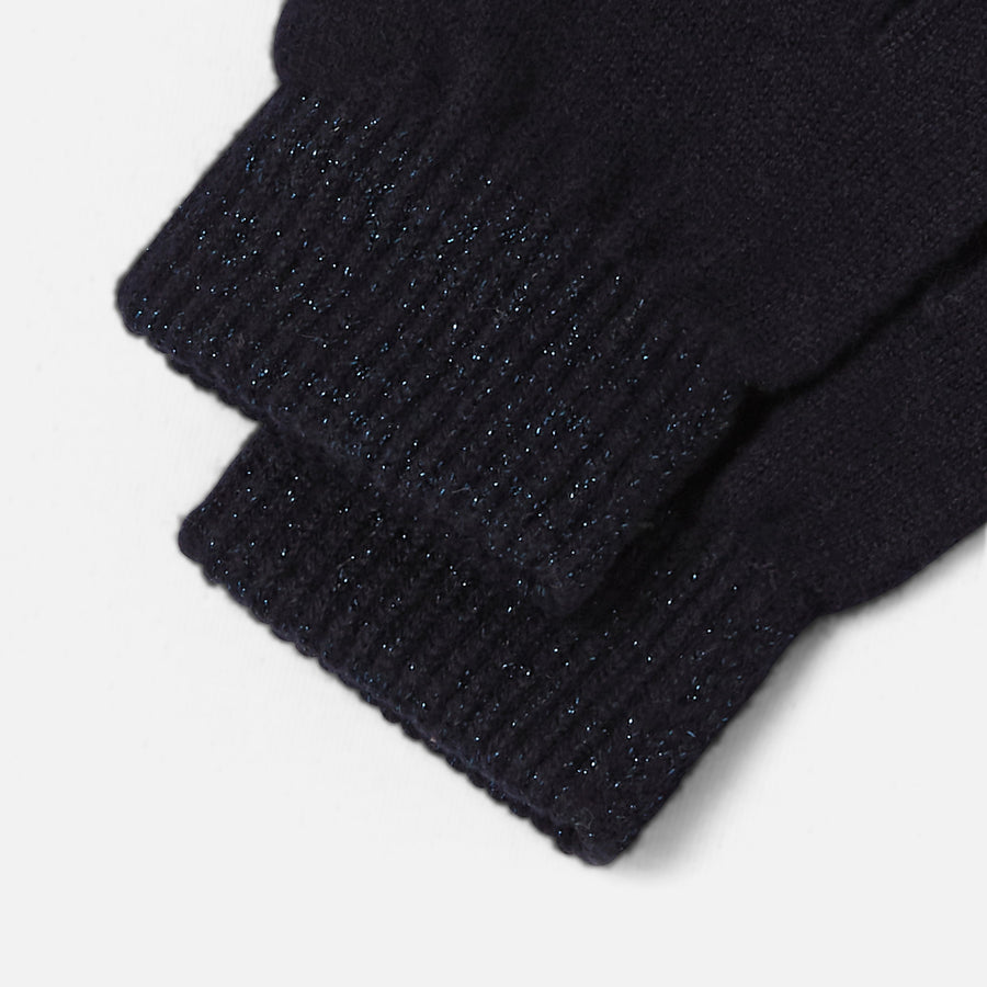 Rukavice s detaljima od tkanine Lurex za djevojčice