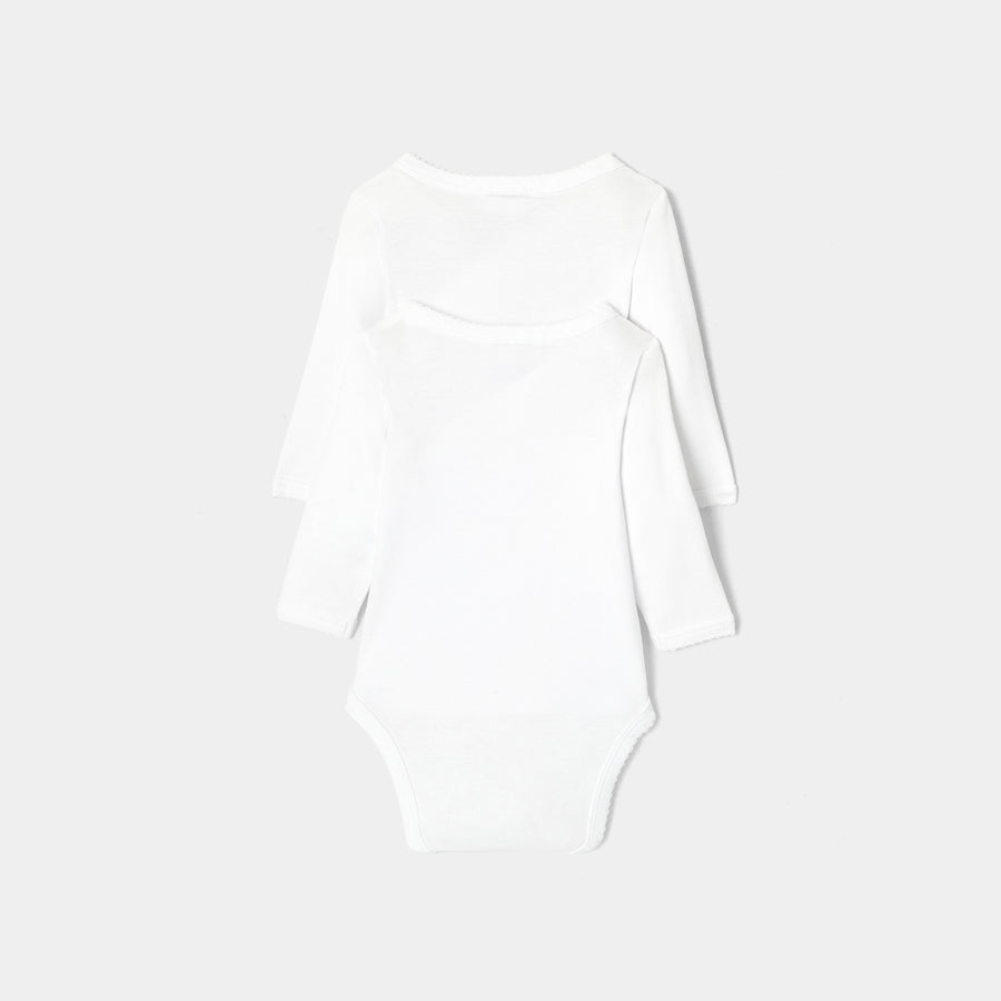 Pakiranje od 2 bodija za bebe dugih rukava