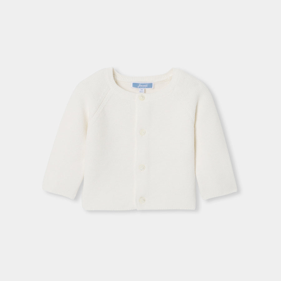 Kardigan od vune i pamuka za bebe