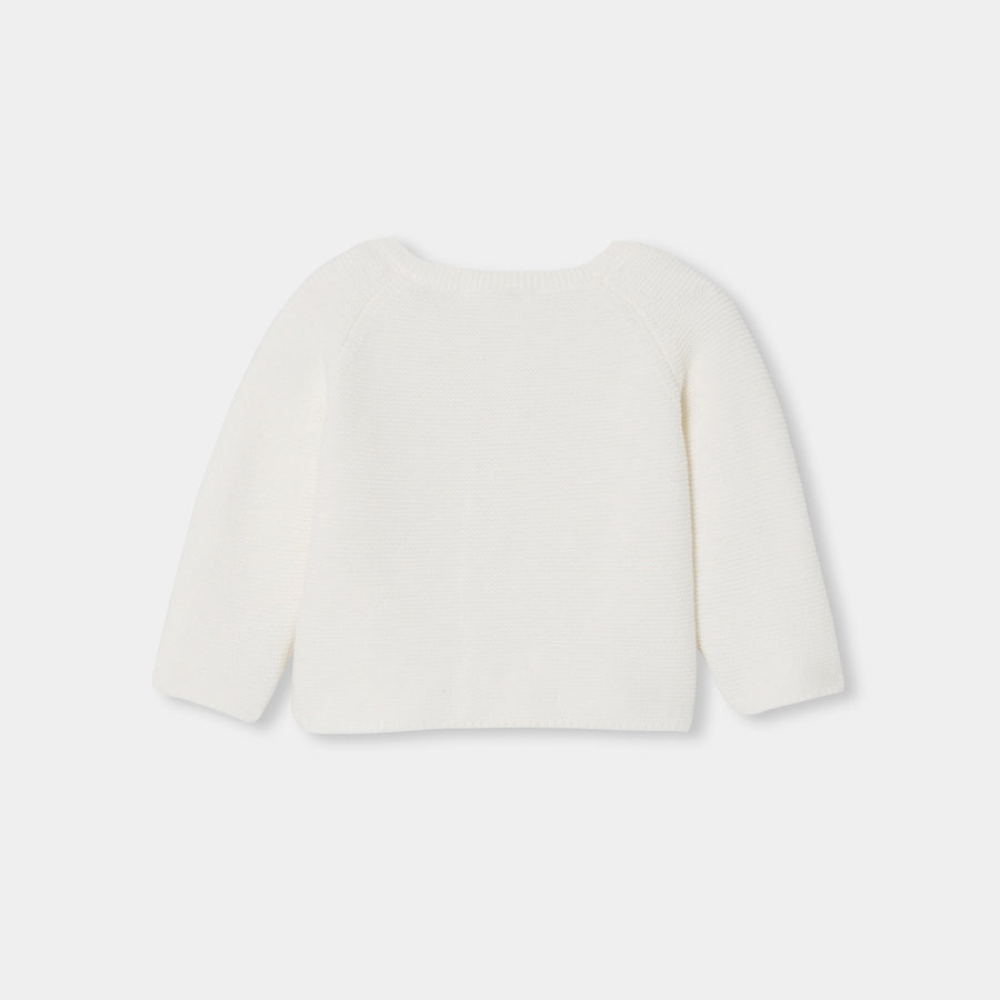 Kardigan od vune i pamuka za bebe