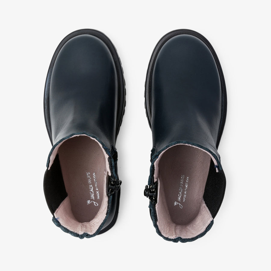 Chelsea čizme od glatke kože za djevojčice