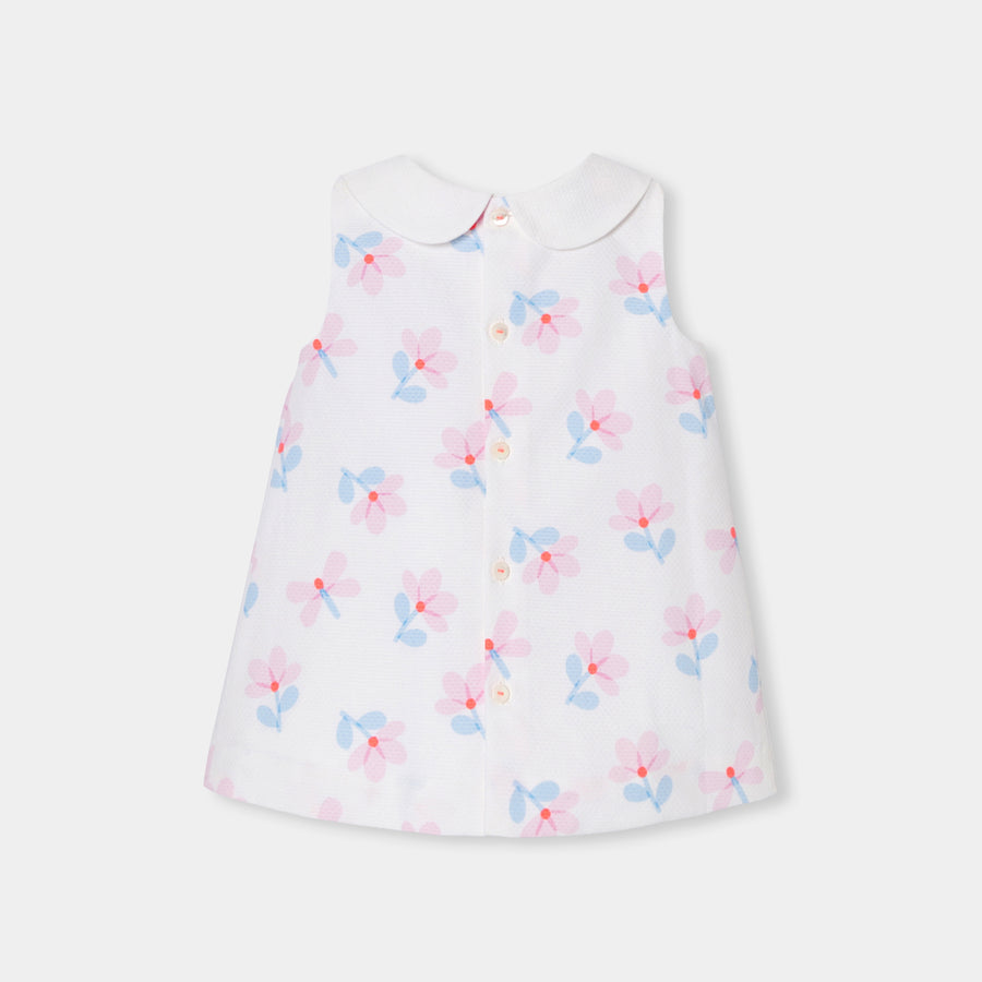 Treger-haljina od pamučnog piqué materijala za bebe djevojčice