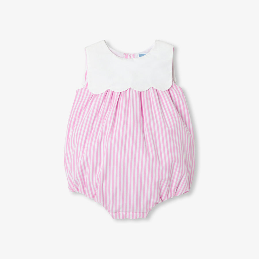 Kombinezon od prugastog popelina za bebe djevojčice