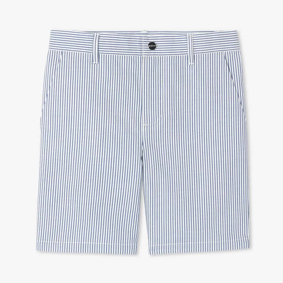 Prugaste bermuda kratke hlače za dječake