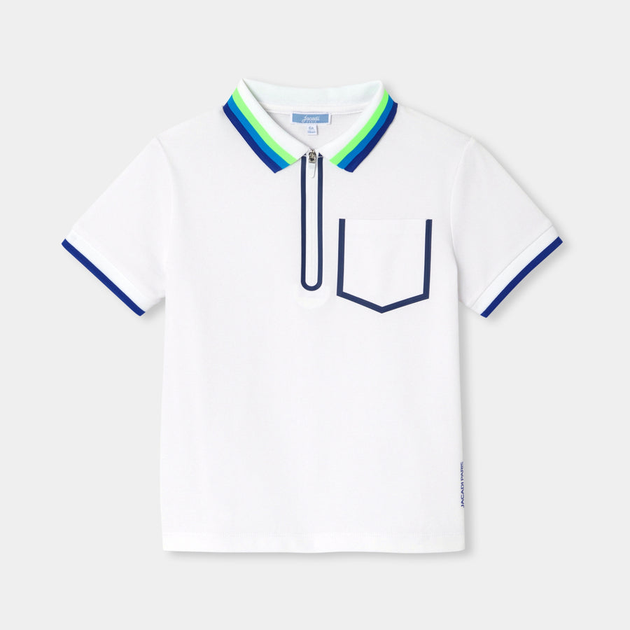 Polo majica od pamučnog pique materijala za dječake