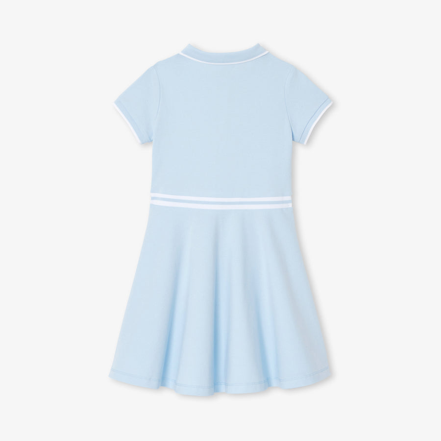 Haljina od pamučnog piquéa za djevojčice