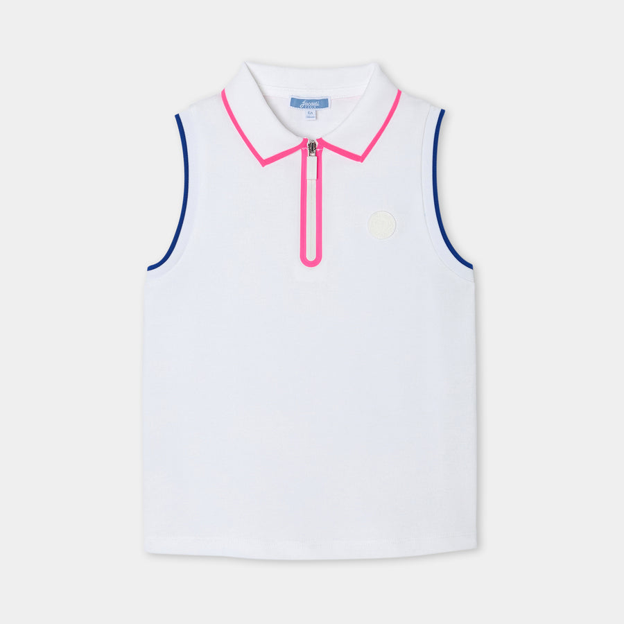 Polo majica bez rukava za djevojčice