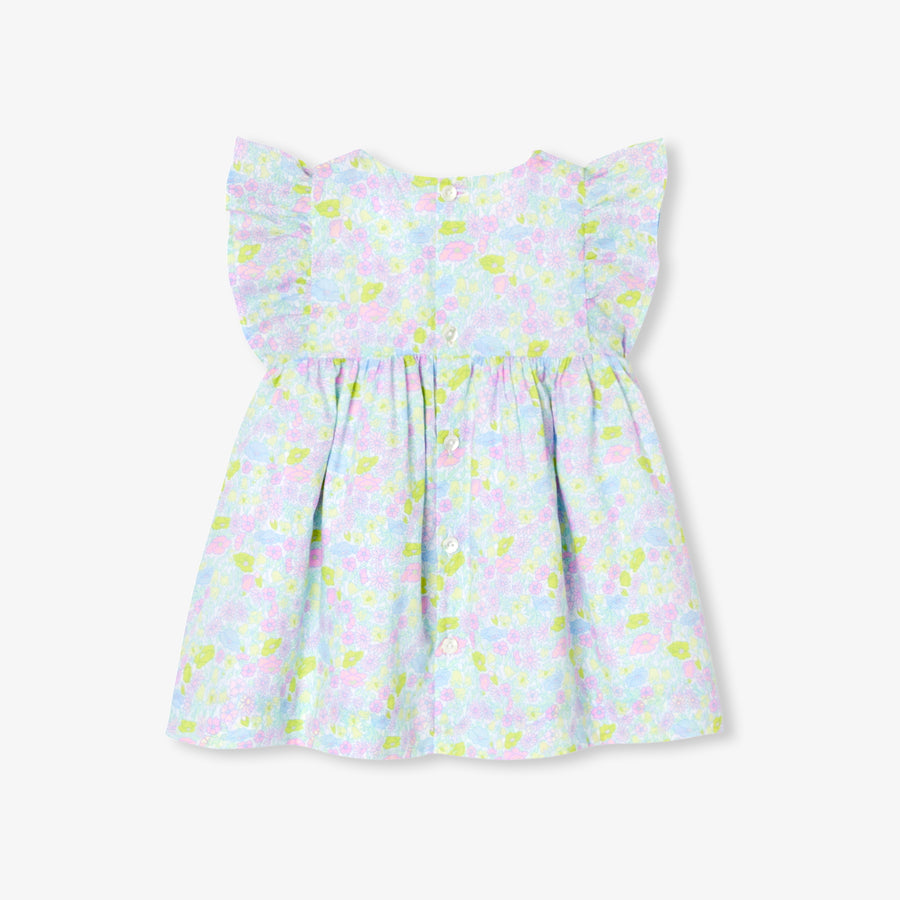 Haljinica od Liberty tkanine za bebe djevojčice