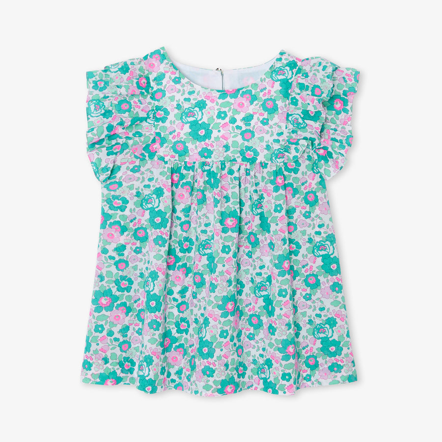 Bluza od pamučnog popelina za djevojčice