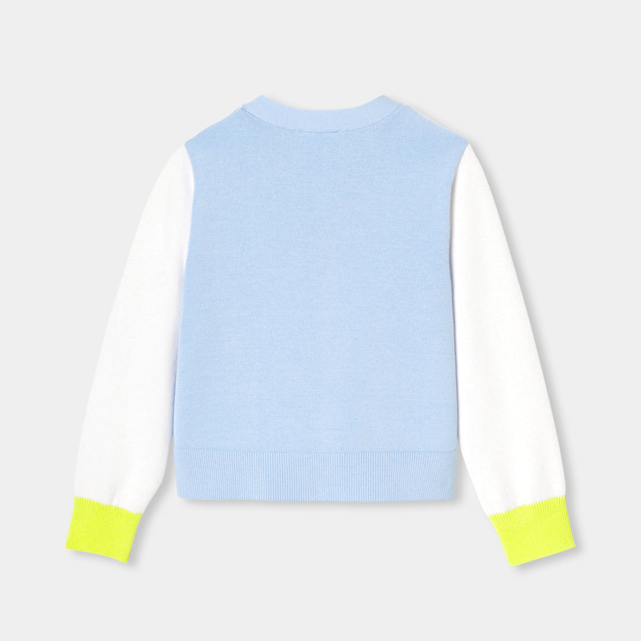 Colourblock kardigan za djevojčice