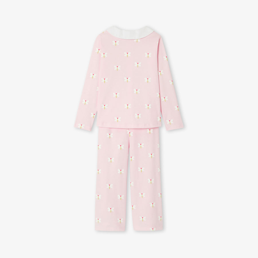 Pidžama od interlock materijala za djevojčice