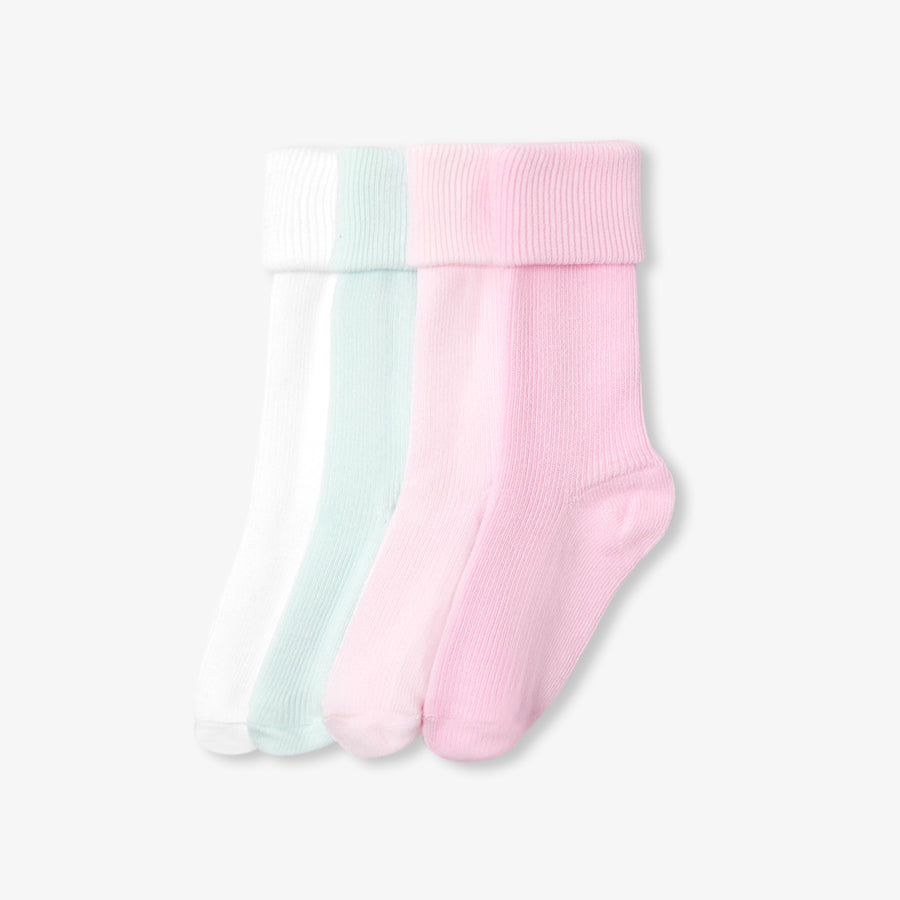 Komplet (4 para čarapa) za bebe djevojčice