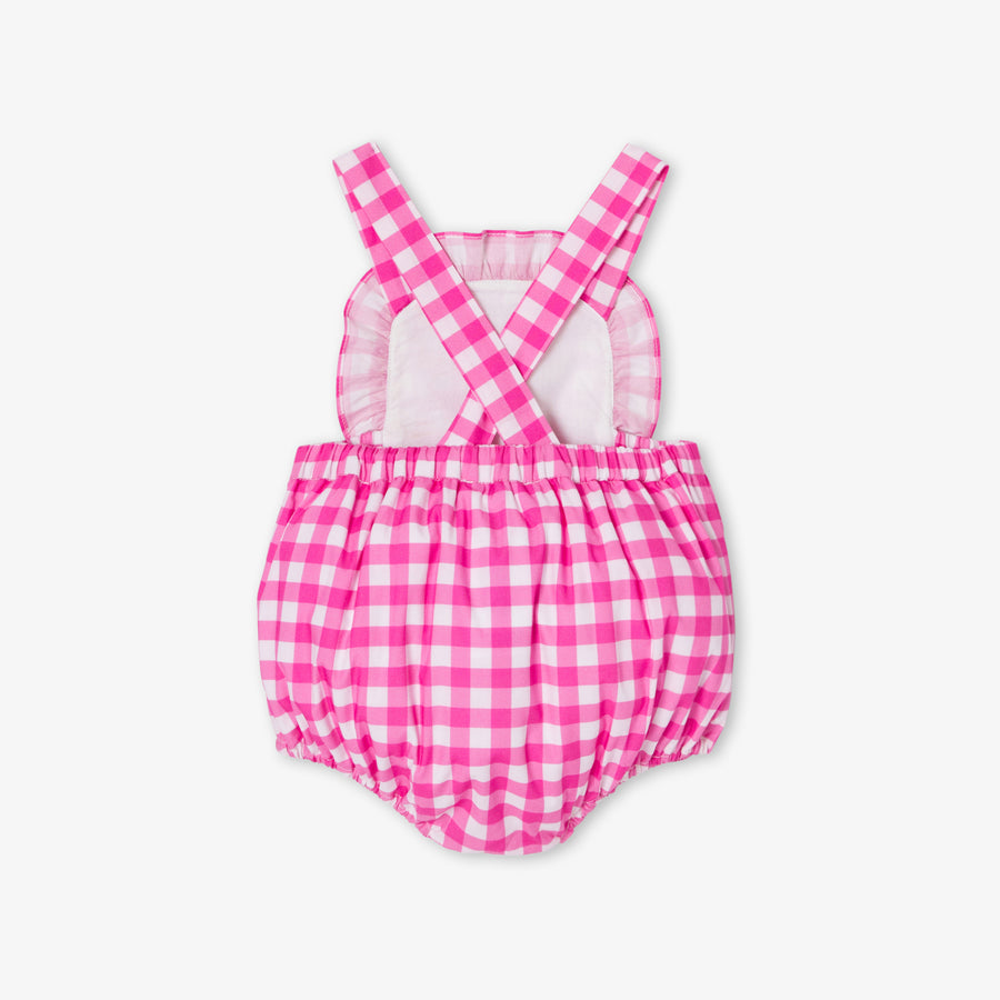 Gingham kombinezon za bebe djevojčice