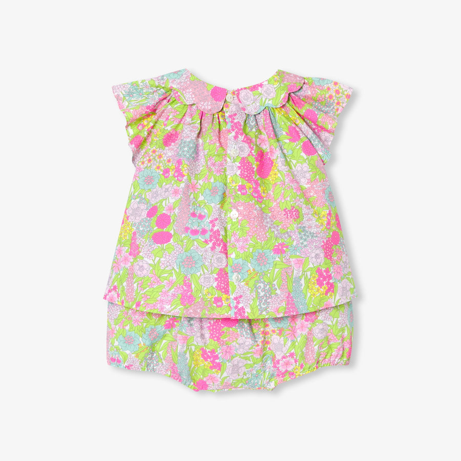 Komplet od Liberty tkanine za bebe djevojčice