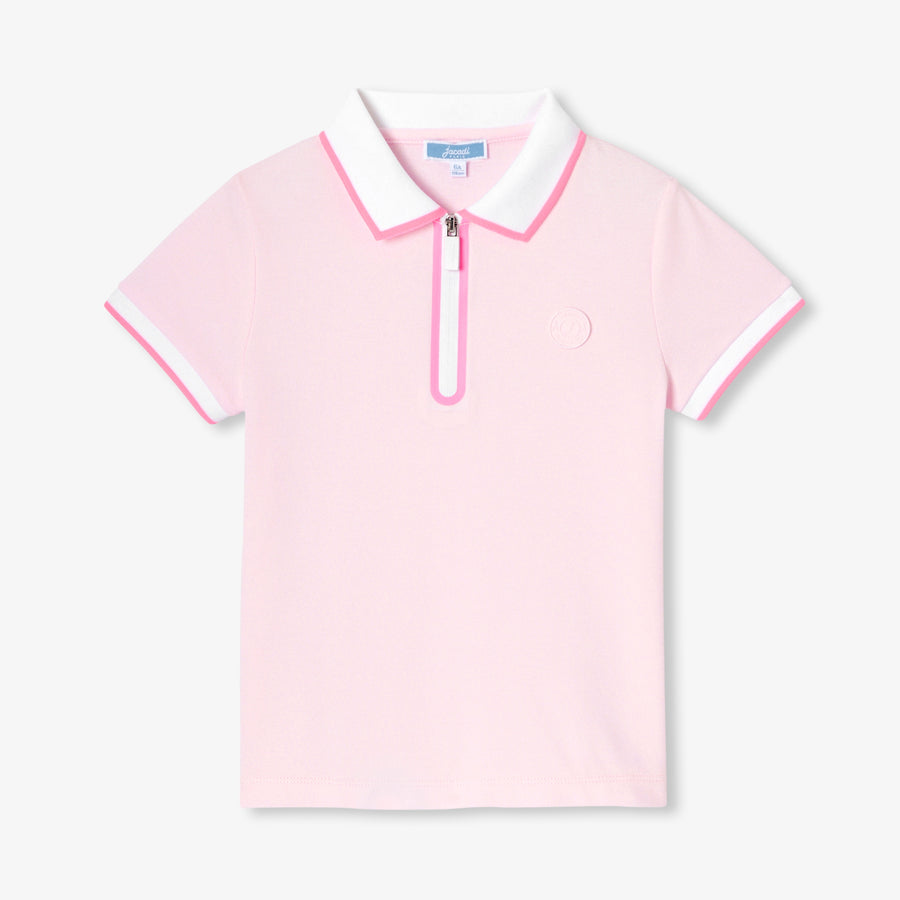 Polo majica od pique pletiva za djevojčice