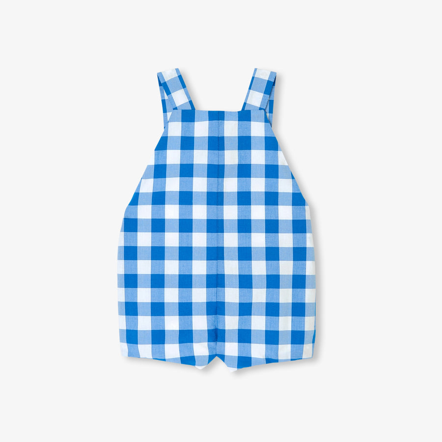 Gingham treger-kombinezon za bebe dječake