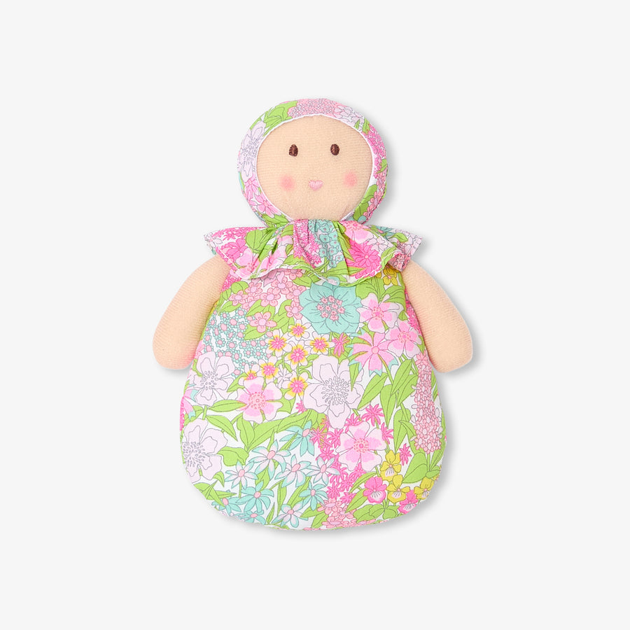 Lutka Joséphine sa zvečkom od Liberty tkanine