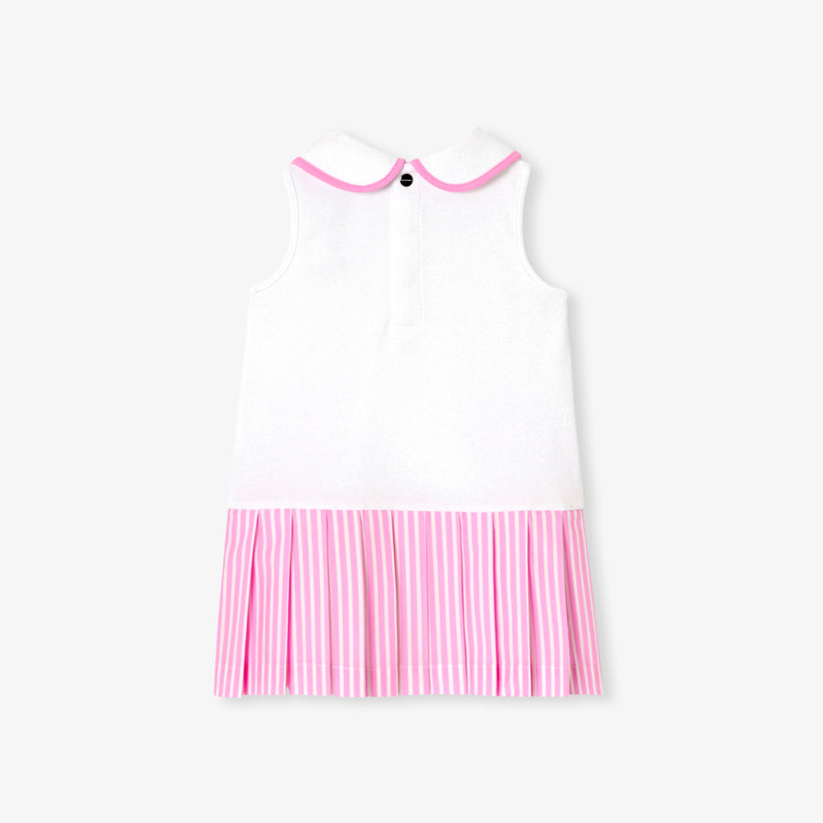 Haljina od pamučnog pique materijala za djevojčice