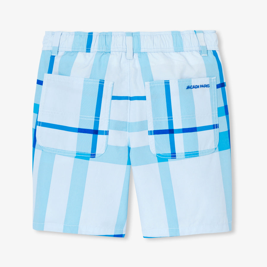 Karirane bermuda kratke hlače za dječake