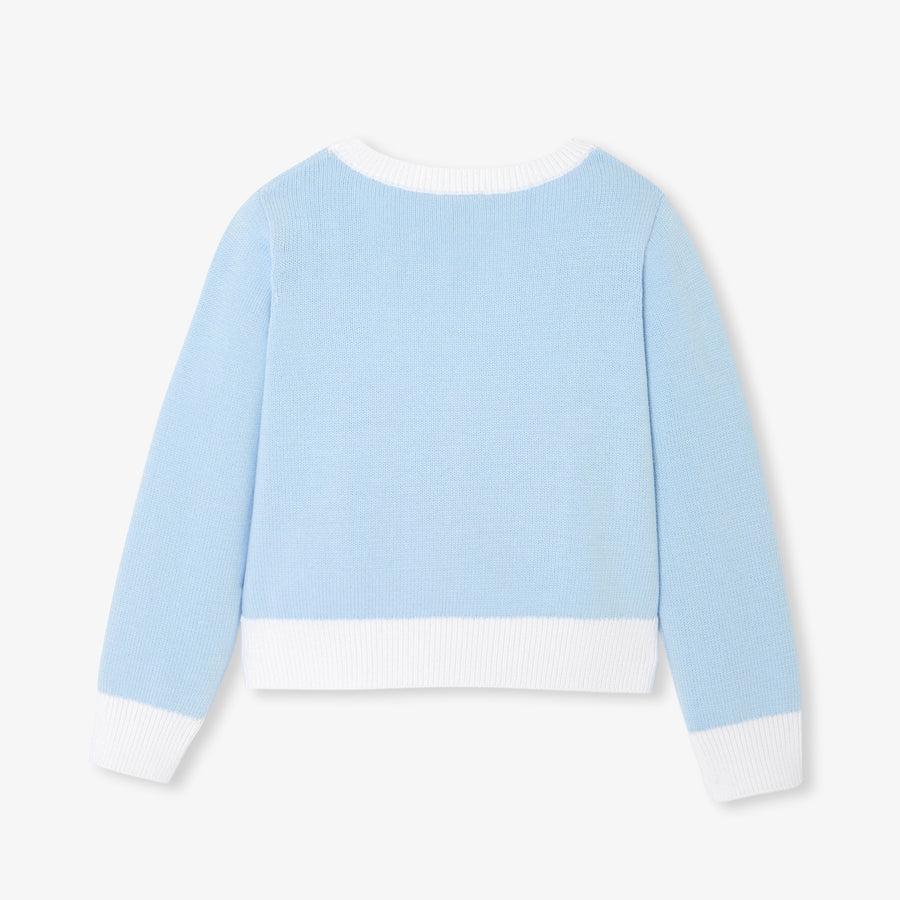 Džemper s motivom oblaka za djevojčice