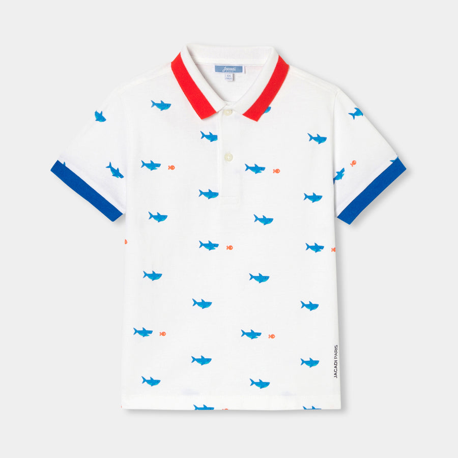 Polo majica od pamučnog pique materijala za dječake