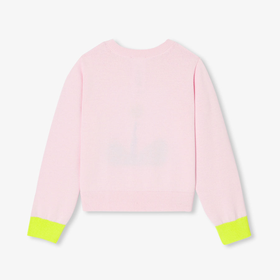 Džemper s motivom cvijeta za djevojčice