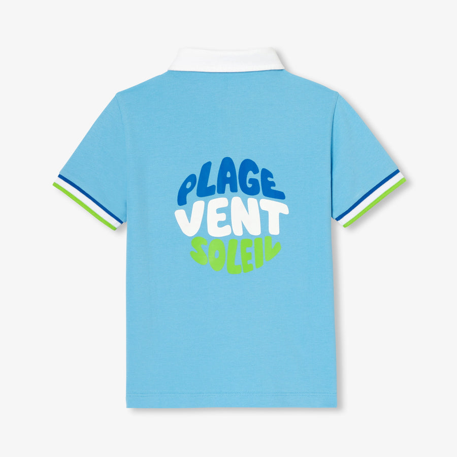 Polo majica od pamučnog pique materijala za dječake