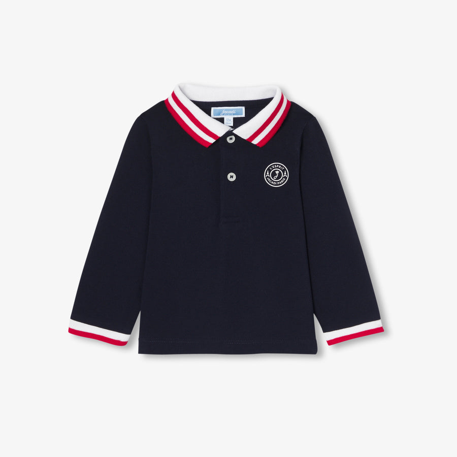 Polo košulja dugih rukava za bebe dječake