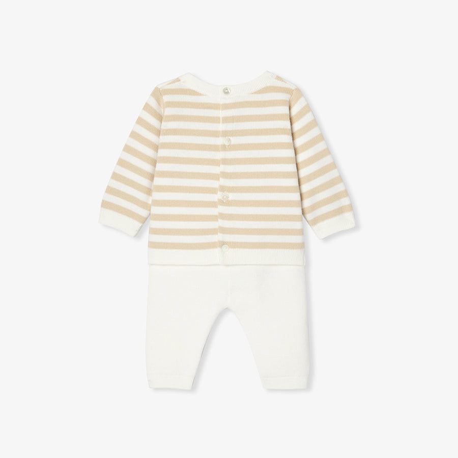 Udobni pleteni komplet za bebe