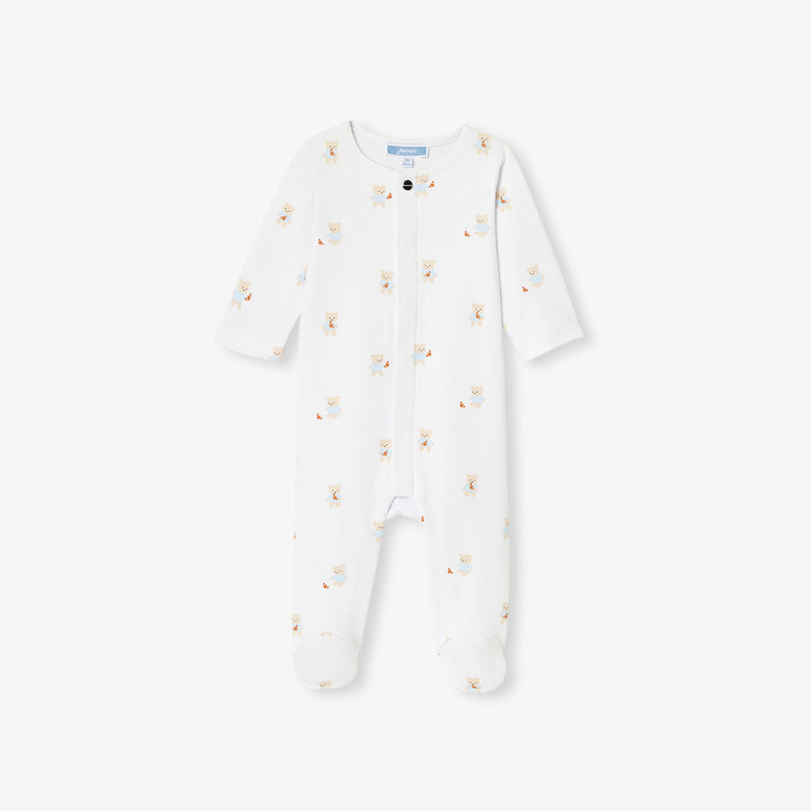 Pidžama s motivom medvjedića i polumjeseca za bebe