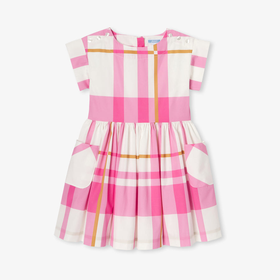 Karirana haljina za djevojčice