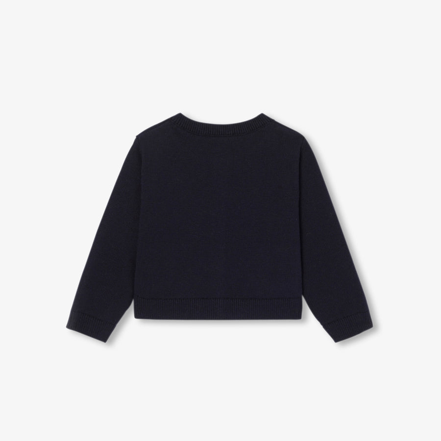 Kardigan od pamuka i vune za bebe djevojčice