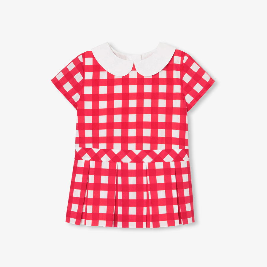 Karirana haljina za bebe djevojčice