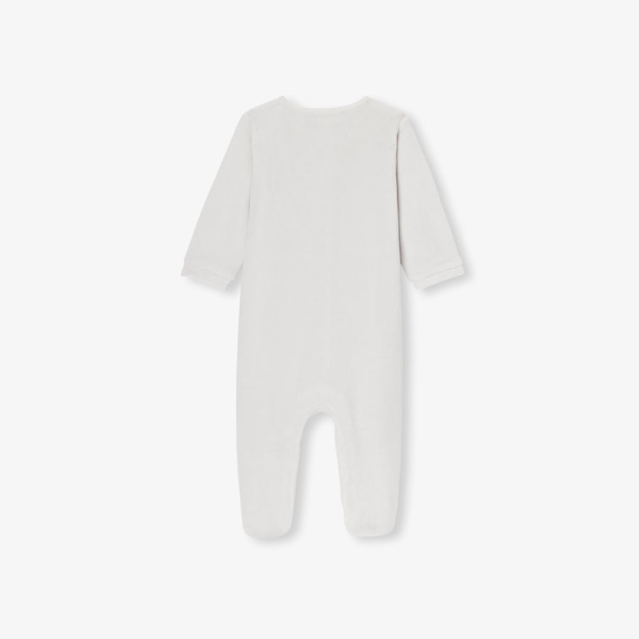 Baršunasta pidžama od bouclette tkanine za bebe djevojčice