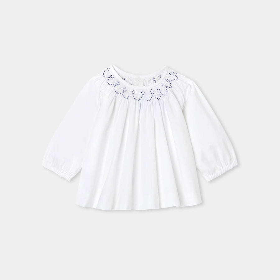 Bluza od popelina za bebe djevojčice