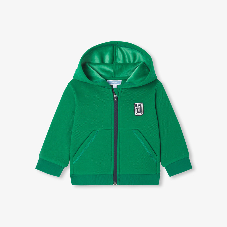 Sweatshirt majica s patentnim zatvaračem za bebe dječake