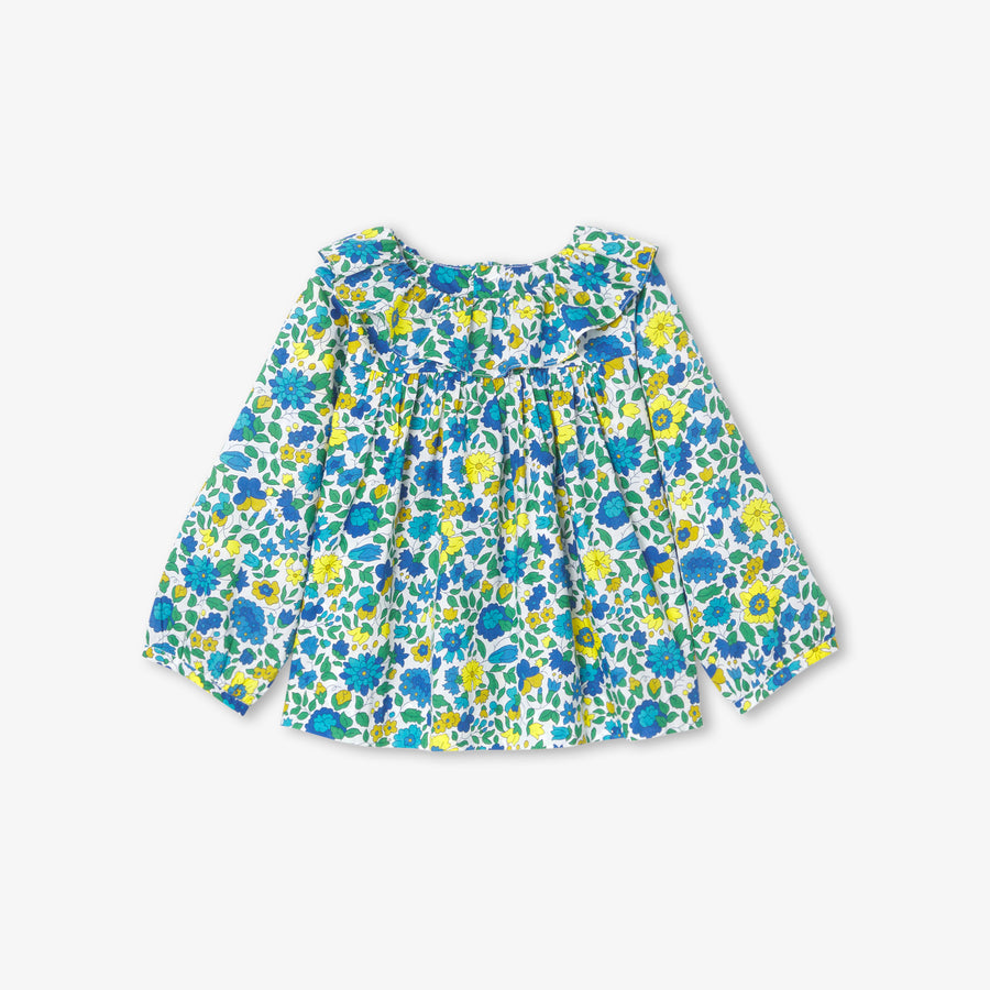 Bluza od Liberty tkanine za bebe djevojčice